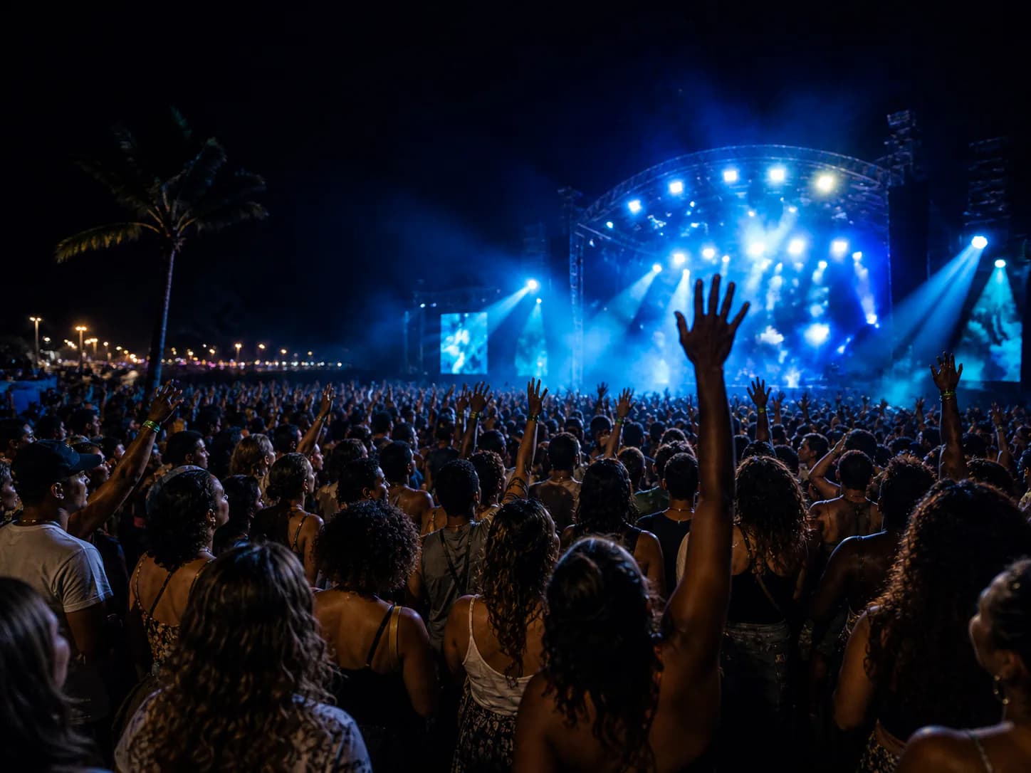 Público em um show em Salvador